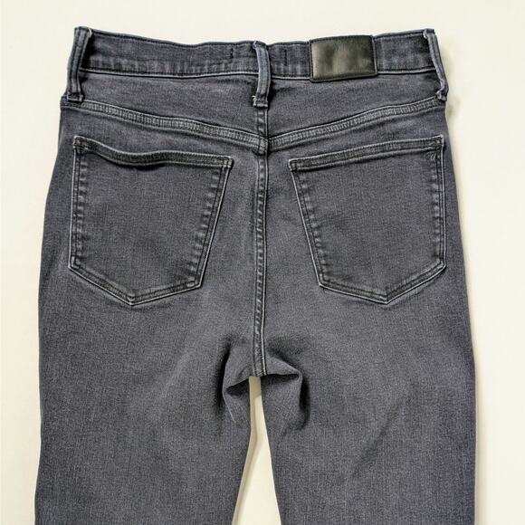Madewell Stovepipe Straight 28 Charcoal Gray High Rise Minimalist Capsule Denim - Picture 6 of 11